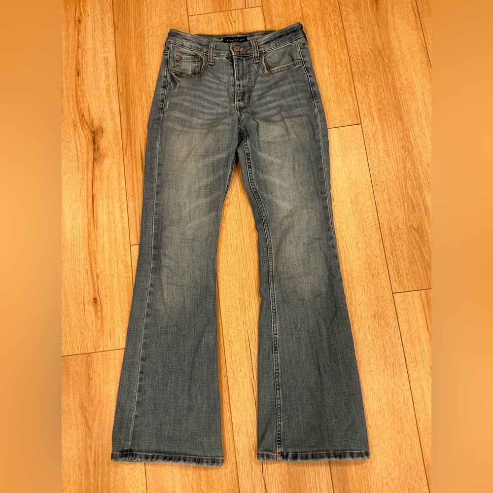Aeropostale High Rise Flare Jeans